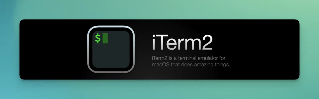 logo d'un terminal sous macos