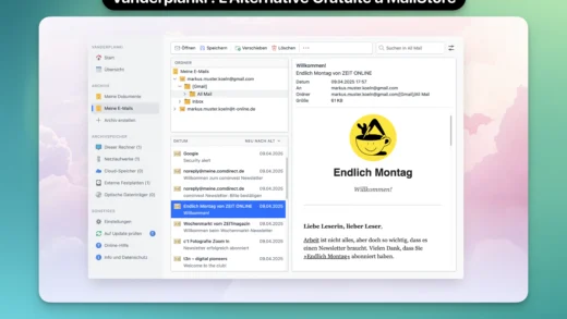 visuel du logiciel vanderplanki