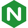 logo de la marque nginxgrand N dans un fond vert